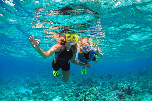 Tourists exploring Andaman